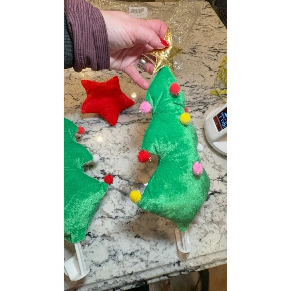 Christmas Tree reindeer car antler kit. Adorable Christmas tree antlers & star